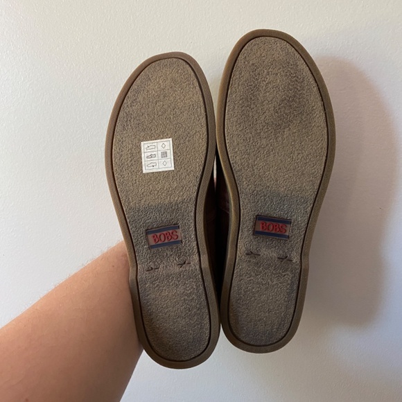 SKECHERS BOBS Chill Lux ButtonUp Slip On-Brown 6.5 Vegan Leather - Picture 12 of 13